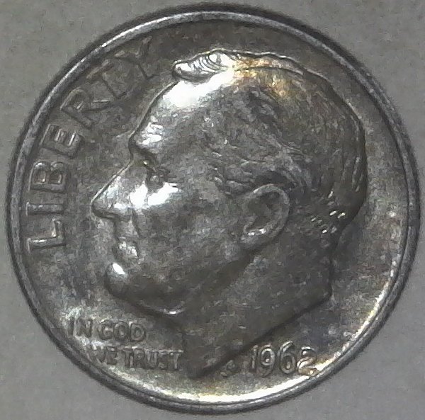 1962-P-90%-Silver-Roosevelt-Dime-Found-From-Coinstar-Reject-Bin!
